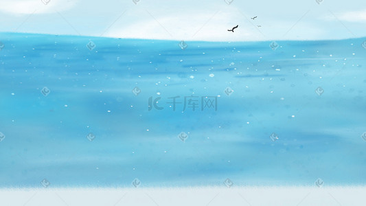 雪糕冷饮插画图片_24节气季节夏季看海大海