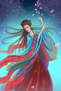 古风古代中国汉服美女
