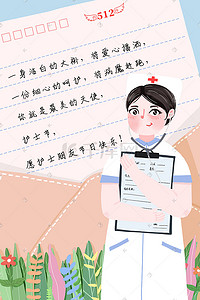 护士节医生插画图片_5.12护士节医护者医生护士节日