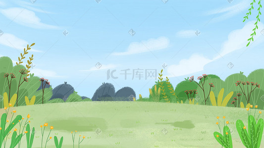 黑白插图坦克插画图片_手绘风景插图背景