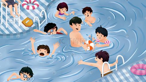 儿童夏季游泳溺水安全教育科普