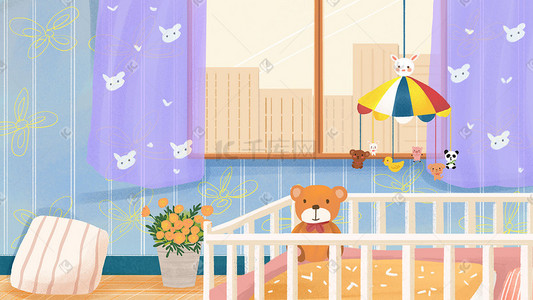 亲子手绘插画-亲子手绘配图-千库网