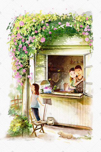 个人vip和企业vip免费下载插画世界小朋友欢聚一堂温馨手绘插画视频