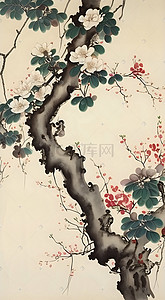 中国画插画图片_古风唯美浪漫工笔画中国画