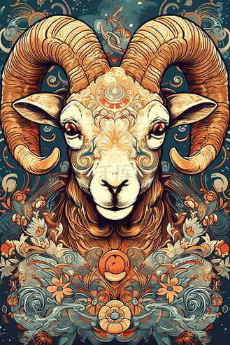 千库网/全部/十二生肖国潮军事插画中国元素国潮十二生肖牛下载原图