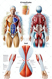 人体肌肉组织图鉴