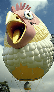 动物制作的飞行气球