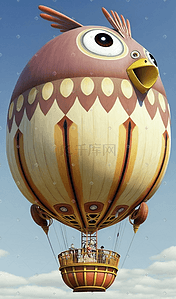 动物制作的飞行气球