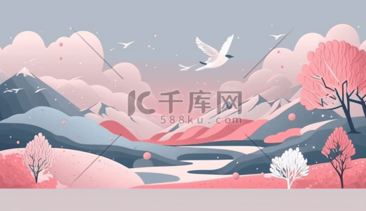 创意简约中国风插画图片_创意中国风国潮风简约插画