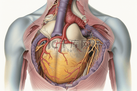 人体构造器官图数字艺术