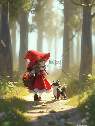 小红帽童话故事3d