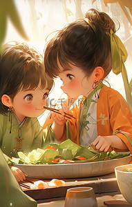 商业插图插画图片_中国传统节日端午节节日海报