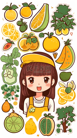 卡通少女女孩图片_卡通少女女孩素材-卡通少女女孩图片大全-千库网