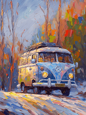 油画汽车图片_油画汽车素材-油画汽车图片大全-千库网