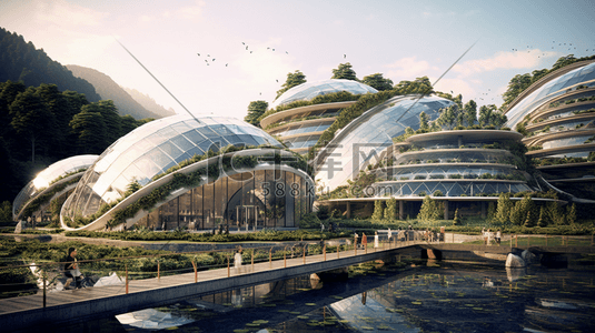 融合科技与自然的未来建筑