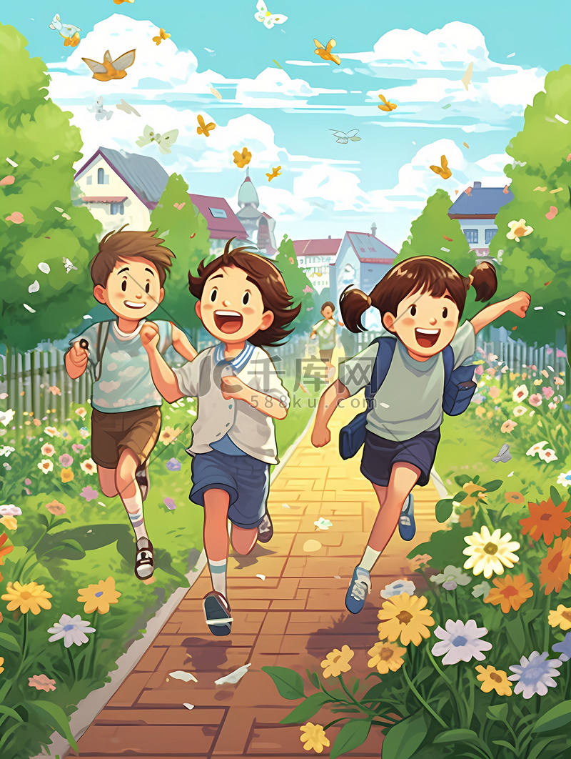 儿童卡通绘本背景图片大全-儿童卡通绘本高清照片下载-千库网