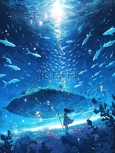 神秘的水下星空珊瑚礁海洋生物16