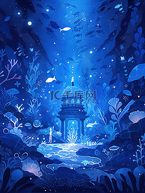 水下星空的奇妙景象宁静的深海15