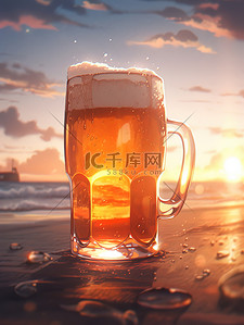 海滩上的一杯啤酒15