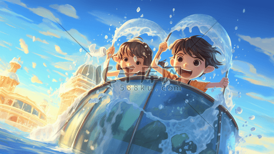 少年唯美插画-少年唯美配图-千库网