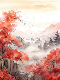 秋天香山的枫叶又红又香鸟语花香1
