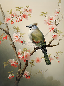 中国古代花鸟画水墨精品14