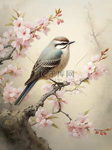 中国古代花鸟画水墨精品8