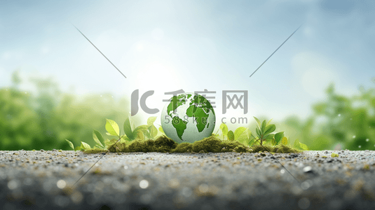 绿色保护地球环保插画22