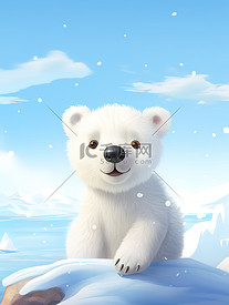 可爱的北极熊儿童绘本6