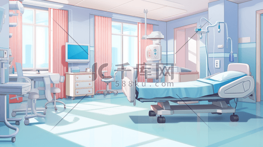 医院病房动漫效果插图2