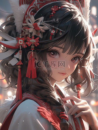 优雅美丽精致的古装中国风女孩19