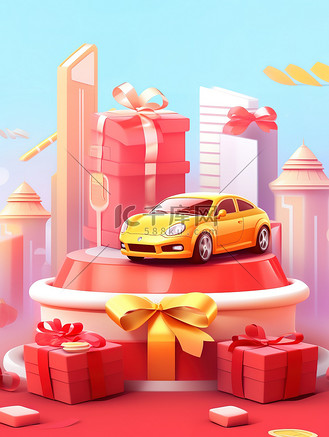 活力庆典奖品汽车8