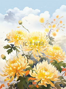 金秋重阳节盛开的菊花11