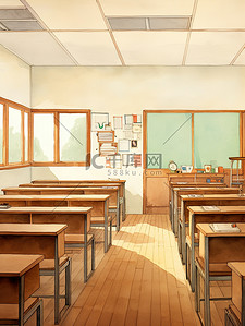 空荡荡的教室课室2