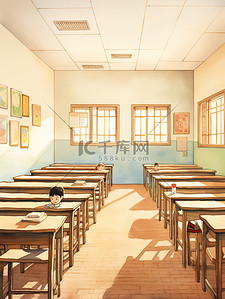 空荡荡的教室课室6