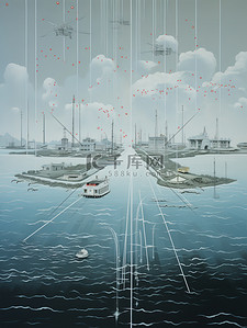 核污染海报插画图片_核污染水海洋海报6