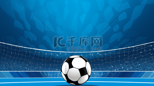 足球比赛观众插画图片_足球场地足球射门插画8
