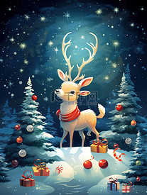 圣诞树节日装饰海报17