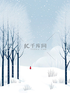 冬季极简浅红色插图5