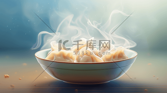 美食插画图片_中国传统面食美食插画4