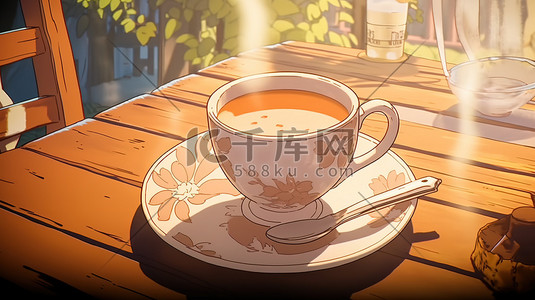 秋冬温暖的一杯咖啡15