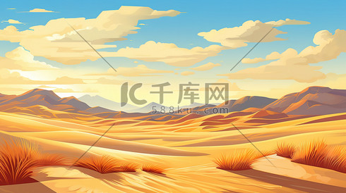 沙丘沙漠迷人的风景20