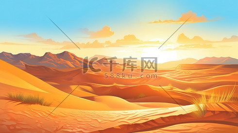沙丘沙漠迷人的风景19