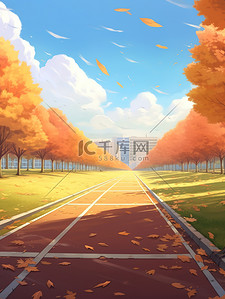 秋季跑道的动漫插图10