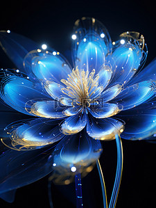一朵蓝色梦幻的花10