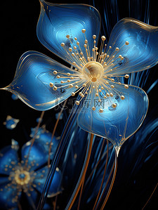 一朵蓝色梦幻的花14