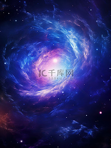 旋转旋转插画图片_旋转的星系恒星和星云在宇宙4