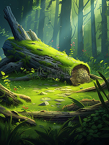 绿色神秘森林苔藓10图片