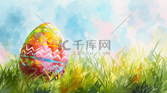 复活节创意彩蛋插画9