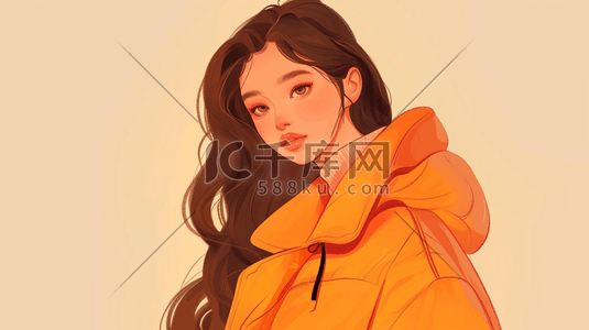 时尚潮流女性插画